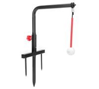 Entraîneur de Swing de Golf en Fer Noir pour Entraînement Simple | Outil de Formation Pratique, Finition Soignée, Usage Extérieur, Coloris Noir, pour Travailler le Geste Aisance