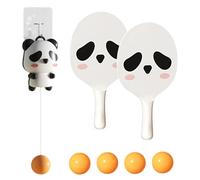 Entraîneur de Tennis de Table Door Pong - Jeu de Balle de Paddle réglable, Comprend 2 Raquettes et 5 balles, Ensemble d'entraînement avec contrôle du, Amusant en intérieur pour garçons, Filles,