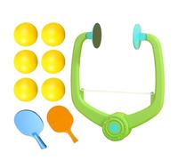 Entraîneur de tennis de table pour porte - Jeu de tennis de table réglable à suspendre pour enfants et adultes - Kit de pong de porte portable pour enfants, adolescents, débutants, sportifs