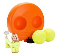 Entraîneur de tennis élastique avec balles rebondissantes, équipement d'exercice antidérapant, idéal pour les exercices de tennis, l'entraînement en solo, le développement des compétences, convient