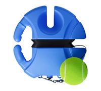 Entraîneur de tennis | Ensemble d'entraînement de tennis à rebond | Ensemble portable pour équipement de pratique, 1 balle de corde incluse équipement d'entraînement pour débutants, adultes et enfants