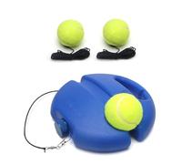 Entraîneur de Tennis Rebond Outil pour Ensemble de 2 balles d'entraînement de tennis avec balle entraîneur, élastique pour débutants, enfants et adultes Entraînement