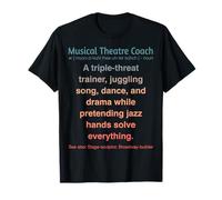 Entraîneur de théâtre musical amusant T-Shirt