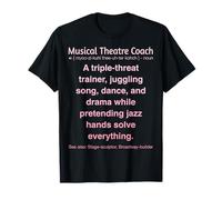 Entraîneur de théâtre musical amusant T-Shirt