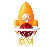 Entraîneur de Tir au Basket pour Enfants, Design Pliable | PP et PU durables, Installation par adsorption, Cultive l\'intérêt sportif, Basket-ball léger, Convient à un usage domestique