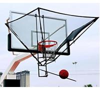 Entraîneur de tir de basket-ball Tireur de basket-ball suspendu facile à installer avec goulotte de rebond de basket-ball à 180 °/entraîneur de but for cerceaux de basket-ball montés sur poteau/mur.