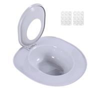 Entraîneur de toilettes pour chat - Kit de nettoyage d'entraînement pour les toilettes de salle de bain - Kit d'entraînement pour le siège de toilette pour chats en intérieur - Réutilisable