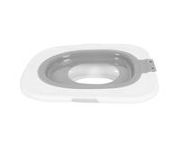 Entraîneur de Toilettes Réutilisable pour Chat, Anti-basculement, Haute applicabilité, Facile à Ranger, Nettoyage, Fourniture Hygiénique pour Animaux de Compagnie, pour (Gray)