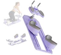 Entraîneur De Torsion De La Colonne Vertébrale 6 En 1, Machine D'étirement Du Dos Réglable Avec Un Mécanisme Silencieux For Le Soulagement Des Douleurs Dans Le Bas Du Dos(Purple)