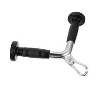 Entraîneur de Triceps Barre de Traction Ajustable Acier Pu pour Câble | Gym et Maison, Installation Rapide, Exercices de Force, Compatible Charges