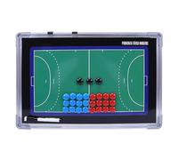 Entraîneur de Volley-Ball Tableau, Kit de Stratégie D'entraînement Handball Magnétique, avec Marqueurs et Pièces D'échecs Magnétiques, Disponible en Version Double Face(Handball)