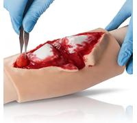 Entraîneur d'emballage de plaies de fracture ouverte, modèle de formation de pansement, modèle de formation de suture de bandage de plaies de fracture, portable et réutilisable