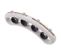 Entraîneur D'expansion des Doigts Blanc en Abs pour Débutants | Acier Inoxydable et Silicone, Pratique pour Ukulélé et Saxophone, Outil de Pratique des Gestes de Main