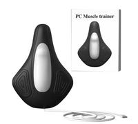 Entraîneur du plancher pelvien for hommes et femmes - Appareil d'exercice du pouls pelvien à faible bruit for un usage domestique, la santé du corps et du bassin(Black,1pcs)