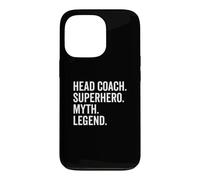 Entraîneur en Chef Myth Legend Team Sport Trainer Basketball Coque pour iPhone 13 Pro