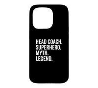 Entraîneur en Chef Myth Legend Team Sport Trainer Basketball Coque pour iPhone 15 Pro