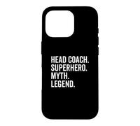 Entraîneur en Chef Myth Legend Team Sport Trainer Basketball Coque pour iPhone 16 Pro