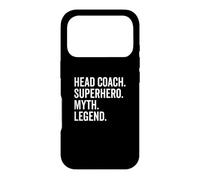 Entraîneur en Chef Myth Legend Team Sport Trainer Basketball Coque pour iPhone 17 Pro