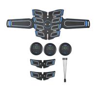 Entraîneur Musculaire Abdominal Aste Usb,Masseur Musculaire Abdominal Portable,Ceinture D'entraînement Électronique,Équipement De Fitness - Type Blue-Suit