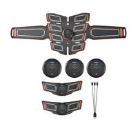 Entraîneur Musculaire Abdominal Aste Usb,Masseur Musculaire Abdominal Portable,Ceinture D'entraînement Électronique,Équipement De Fitness - Type Orange-Suit
