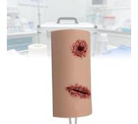 Entraîneur réaliste en silicone pour emballage de plaies, contrôle des hémorragies, modèle pour exercices de suture, entraînement médical pour soins des plaies d'hémostase pour l'enseignement de cours