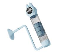 Entraîneur respiratoire - Apport de résistance, colonne de capacité pulmonaire variable, outil d'entraînement à diaphragme par inhalation, embout buccal compact en silicone blanc | Exerciseur