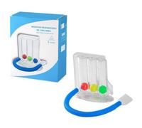 Entraîneur Respiratoire,Entraîneur de Respiration Profonde avec Embout Buccal,Système D'entraînement de la Respiration,Système à 3 Chambres pour la Fonction Pulmonaire et la Thérapie Vocale