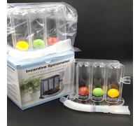 Entraîneur Respiratoire Trois Boules Capacité Pulmonaire Transparente Entraîneur De Fonction Pulmonaire Capacité Pulmonaire Instrument D'exercice Formation De Mesure Physique