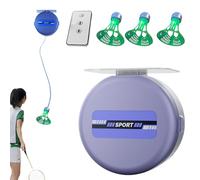 Entraîneur Solo de Badminton - Entraînement de Autonome, Outil interactif de Badminton | Coupes réglables pour Exercices Techniques, Pratique à la Maison, Formation pour