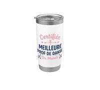 Entraineuse danse fille rigolo meilleure Prof de danse Gobelet isotherme en acier inoxydable double paroi
