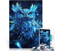 Entraînez Votre Cerveau et Vos Mains Chouette des Merveilles cosmiques Puzzle 1000 pièces pour Adolescents 26x38cm Une œuvre d'art pour Les Personnes de 14 Ans et Plus