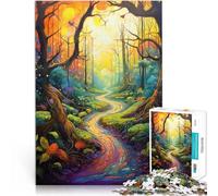 Entraînez Votre Cerveau et Vos Mains Forêt des Merveilles mystérieuses Puzzle pour Adolescents 1000 pièces 26x38cm décoration Murale pour Les 14 Ans et Plus