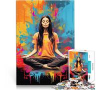 Entraînez Votre Cerveau et Vos Mains l'art de la méditation Puzzle Adulte 2000 pièces 70x100cm Décoration d'intérieur pour Les 14 Ans et Plus