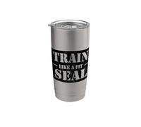 Entraînez-vous comme un joint - Design inspiré de l'endurance Fitness Gobelet isotherme en acier inoxydable double paroi