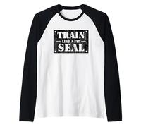 Entraînez-Vous comme Un Joint - Design inspiré de l'endurance Fitness Manche Raglan