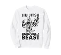 Entraînez-Vous comme Une bête BJJ Grappling MMA Gorilla Jiu Jitsu Sweatshirt
