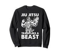 Entraînez-Vous comme Une bête BJJ Grappling MMA Gorilla Jiu Jitsu Sweatshirt