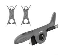 Entraînez-vous en toute confiance en utilisant le support innovant en silicone pour archet de violon (gris)