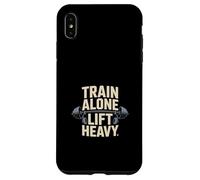 Entraînez-Vous Seul, soulevez Les haltères Lourds, entraînement de Coque pour iPhone XS Max
