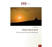 Entre ciel et terre Ce n'est qu'avec l'âme que l'on entend bien - Bernhard Wild - Universitaires Europeennes - broché - Livre