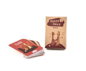 Entre-Deux Cœur : Jeu de Questions pour Couple, Petit et Compact, pour Mariage ou Anniversaire