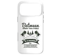 Entre Deux pins est Une Porte vers Un Nouveau Monde Coque pour iPhone 17 Pro Max