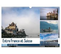 Entre France et Suisse, le lac Léman (Calendrier mural 2026 DIN A3 horizontal), CALVENDO calendrier mensuel