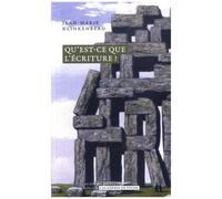 Entre Langue Et Espace - Qu'est-Ce Que L'écriture ?