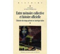 Entre memoire collective - Pur - Presses Universitaires Rennes - broché - Essai
