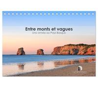 Entre monts et vagues - Une année au Pays Basque (Calendrier de bureau 2026 DIN A5 vertical), CALVENDO calendrier mensuel: Un calendrier dépaysant qui ... et la majesté des monts du Pays Basque.