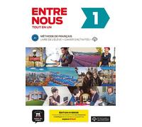 Entre nous 1 - Livre de l'élève - Éd. hybride - Collectif - Maison Des Langues - Livre CD - Méthode de langue CD