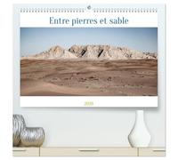 Entre pierres et sable (Calendrier mural 2026 DIN A2 vertical) calendrier de bureau: "Entre pierres et sable" est un calendrier qui vous emmène à ... d'Oman et des Émirats arabes unis.