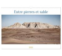 Entre pierres et sable (Calendrier mural 2026 DIN A3 horizontal), CALVENDO calendrier mensuel