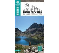 Entre refugios - trekking aneto - posets - molieres - salvaguardia - Échelle 1 : 25 000, édition multilingue français, anglais, castillan - Collectif - Alpina Editorial - Atlas / carte